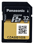 Panasonic AJ-P2M032AG MicroP2 Card