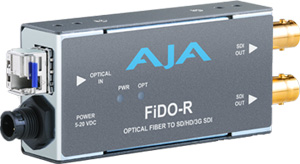 AJA FiDO-R LC Fiber to 3G-SDI Receiver