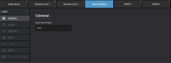 LiveStream Studio Advanced Input Cropping