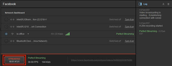 Stream to Facebook Live