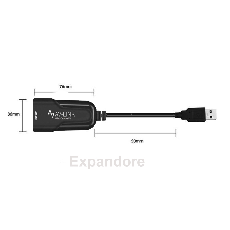 USB 2.0 to HDMI Video Capture Card