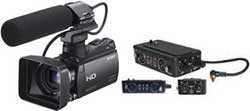 Sony HXR-MC50 + Beachtek DXA-4