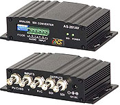 VideoSolutions Analog to SDI converter with embedder AS-201AV